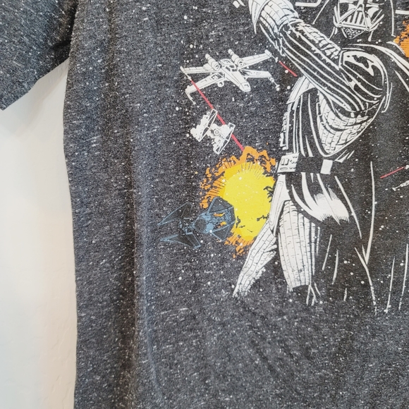 💕 Star Wars Gray Graphic Tee Boy's Size XL - Picture 3 of 9